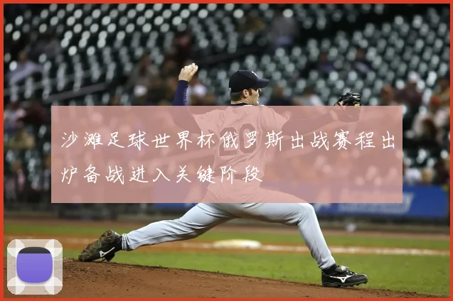 沙滩足球世界杯俄罗斯出战赛程出炉备战进入关键阶段